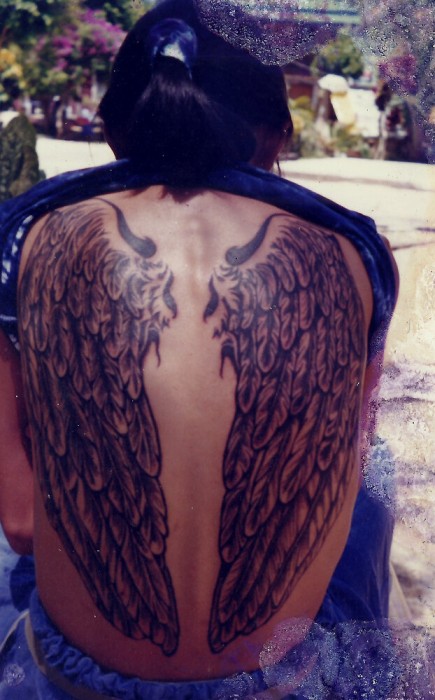 Thong Nai Pan Angel Wing Tattoo