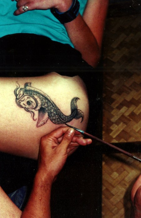 Chinese Fish Tattoo Koh Phangan