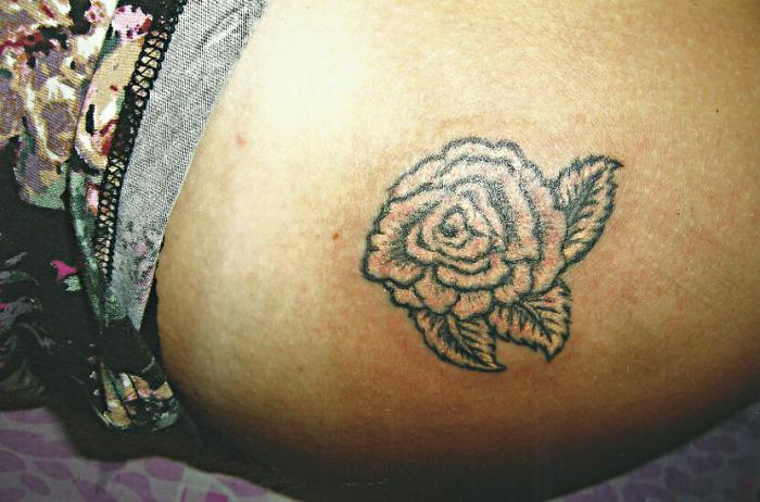 Rose on the Thigh