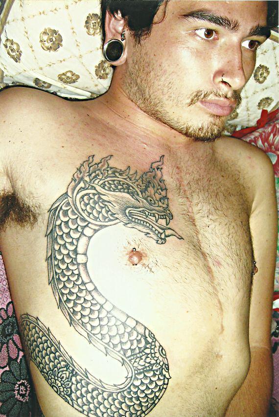 Chinese Dragon on Chest